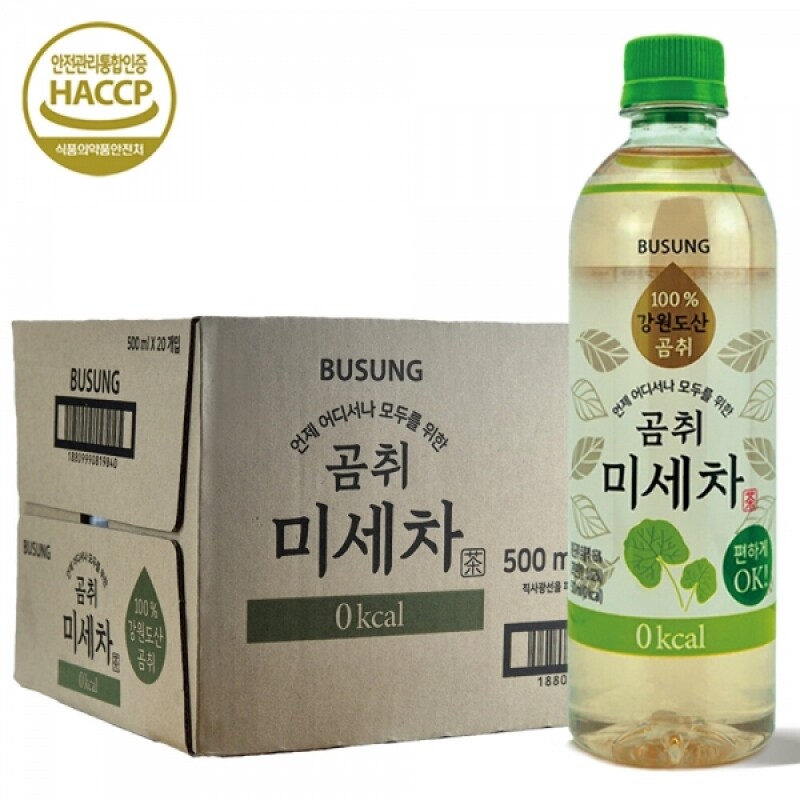 강원더몰,곰취미세차 500ml 20개 - 1박스